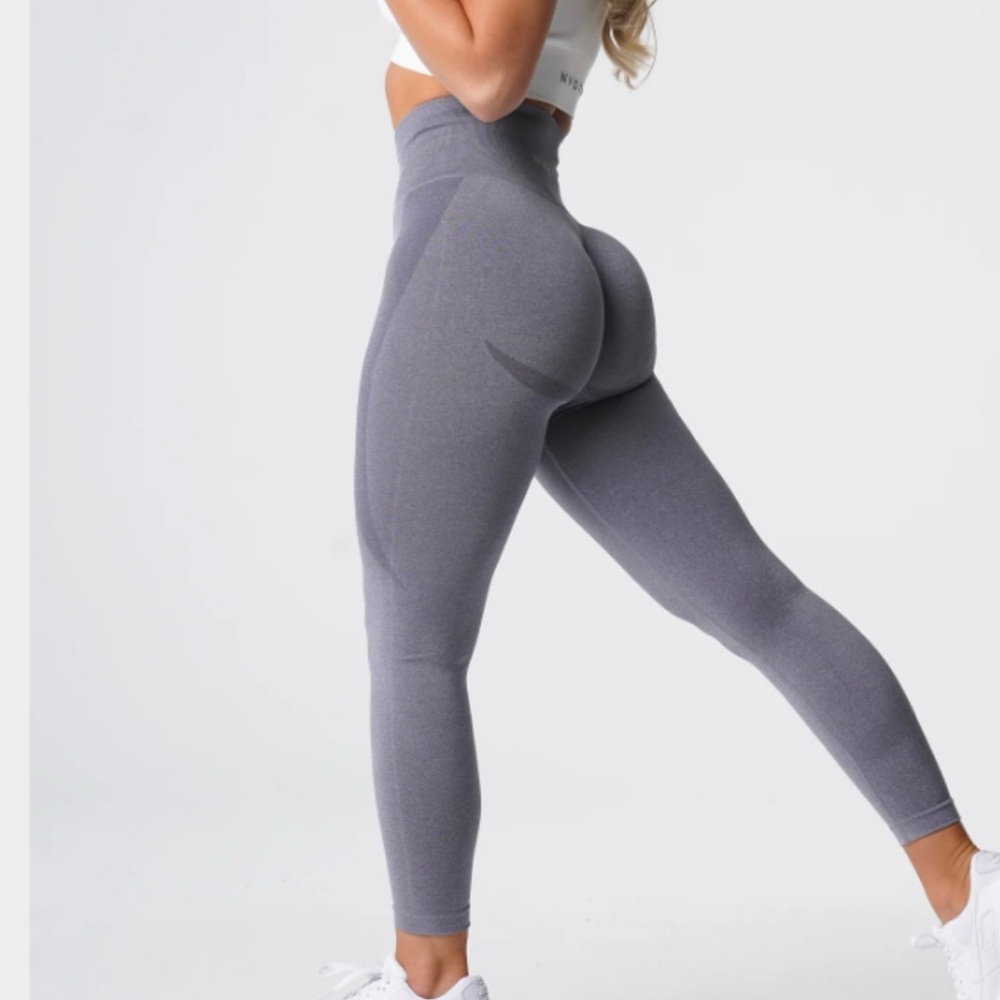 Grey Contour Seamless Leggings